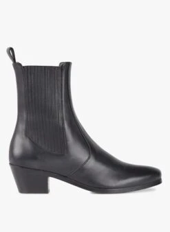 Soeur GAZETTE - Bottines à Talons En Cuir | Noir