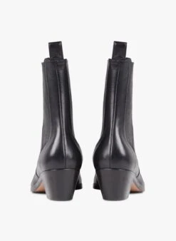 Soeur GAZETTE - Bottines à Talons En Cuir | Noir -Femmes Vêtements 3025954