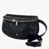 GRANDE LILI - Sac Banane Zippé En Cuir | Noir -Femmes Vêtements 3036611