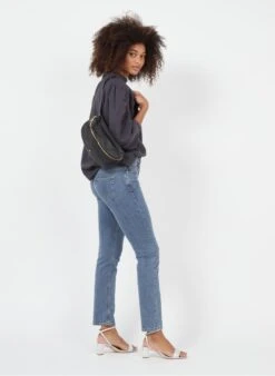 GRANDE LILI - Sac Banane Zippé En Cuir | Noir -Femmes Vêtements 3059061