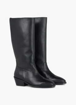 Soeur BERGAM - Bottes à Talon En Cuir | Noir -Femmes Vêtements 3156978
