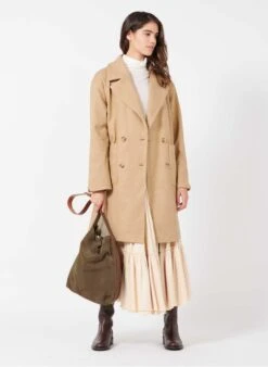 LE ENZO - Sac Porté épaule En Cuir | Marron -Femmes Vêtements 3206339