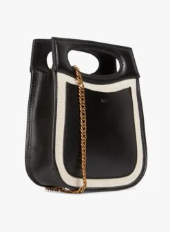 Soeur CHERI MINI - Mini Sac En Cuir Et Toile | Beige -Femmes Vêtements 3320857