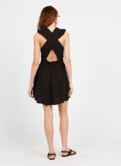 Soeur Sandales Plates En Cuir | Noir 17 Soeur Sandales Plates En Cuir | Noir -Femmes Vêtements 3461216