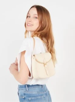 LE SAB ROCK - Mini Besace à Boucle En Cuir | Beige 6 LE SAB ROCK - Mini Besace à Boucle En Cuir | Beige -Femmes Vêtements 3604862
