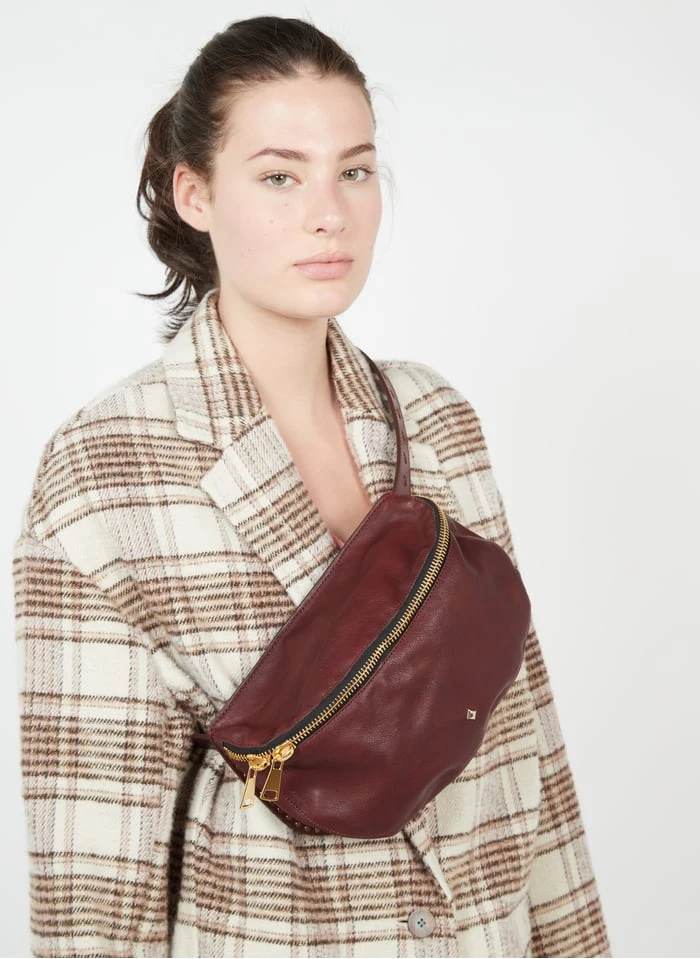 GRANDE LILI - Sac Banane Zippé En Cuir | Multicolore 4 GRANDE LILI - Sac Banane Zippé En Cuir | Multicolore – Image 2