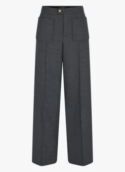 Soeur HARRY - Pantalon Droit En Lainage | Gris