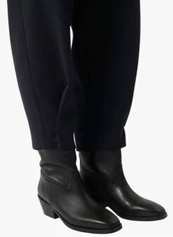 Soeur BERGAM - Bottes à Talon En Cuir | Noir