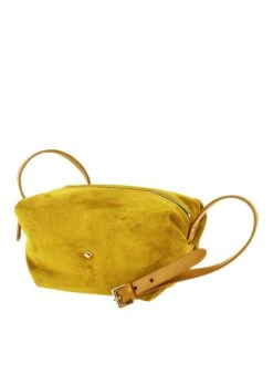LE MINI SOHNA - Sac Bandoulière En Croute De Cuir | Jaune -Femmes Vêtements 3984320