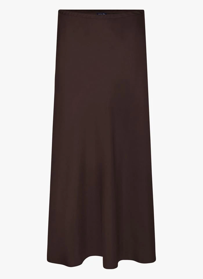 Soeur FEVER - Jupe Midi Fluide En Satin | Gris 5 Soeur FEVER - Jupe Midi Fluide En Satin | Gris – Image 3