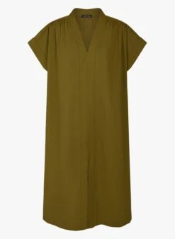 Soeur MARTINIQUE - Robe Midi En Popeline De Coton | Vert -Femmes Vêtements 3984867