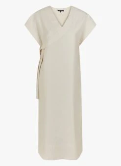 Soeur USHUAIA - Robe Longue Droite En Coton Mélangé | Beige -Femmes Vêtements 3984868