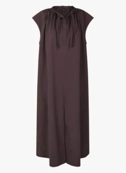 Soeur TAMARIS - Robe Midi En Popeline De Coton | Gris -Femmes Vêtements 3984870