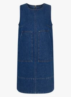 Soeur MITSOUKO - Robe Courte En Coton Denim | Jean Délavé -Femmes Vêtements 3984880