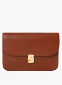 Soeur PALOMA - Pochette En Cuir Glacé | Marron
