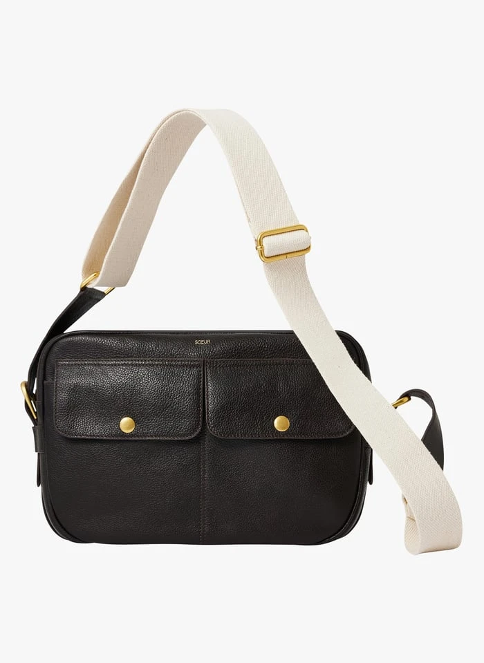 Soeur THYLANE - Sac Bandoulière En Cuir Grainé | Marron 3 Soeur THYLANE - Sac Bandoulière En Cuir Grainé | Marron