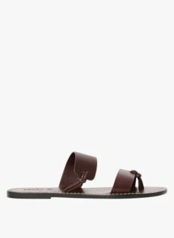 Soeur UPTOWN - Mules Plates En Cuir | Marron