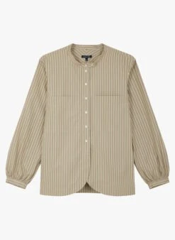 Soeur UMILE - Chemise En Popeline De Coton Rayée | Rayé 9 Soeur UMILE - Chemise En Popeline De Coton Rayée | Rayé -Femmes Vêtements 3985009