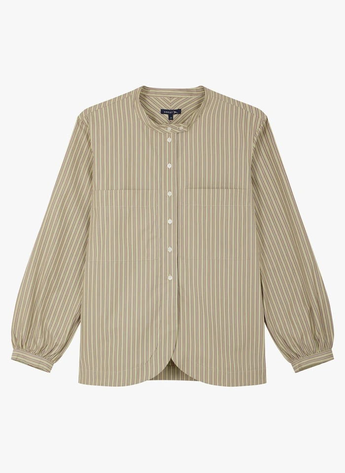 Soeur UMILE - Chemise En Popeline De Coton Rayée | Rayé 5 Soeur UMILE - Chemise En Popeline De Coton Rayée | Rayé – Image 3