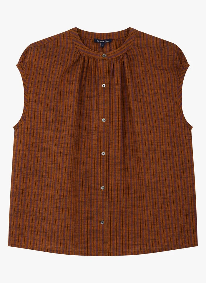 Soeur VOISINE - Top à Rayures En Coton | Multicolore 5 Soeur VOISINE - Top à Rayures En Coton | Multicolore – Image 3