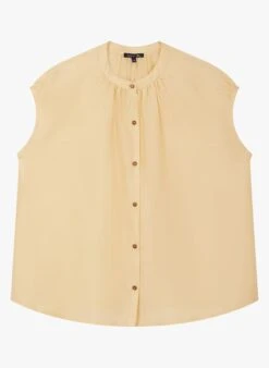 Soeur VOISINE - Chemise Ample En Soie | Beige -Femmes Vêtements 3985020