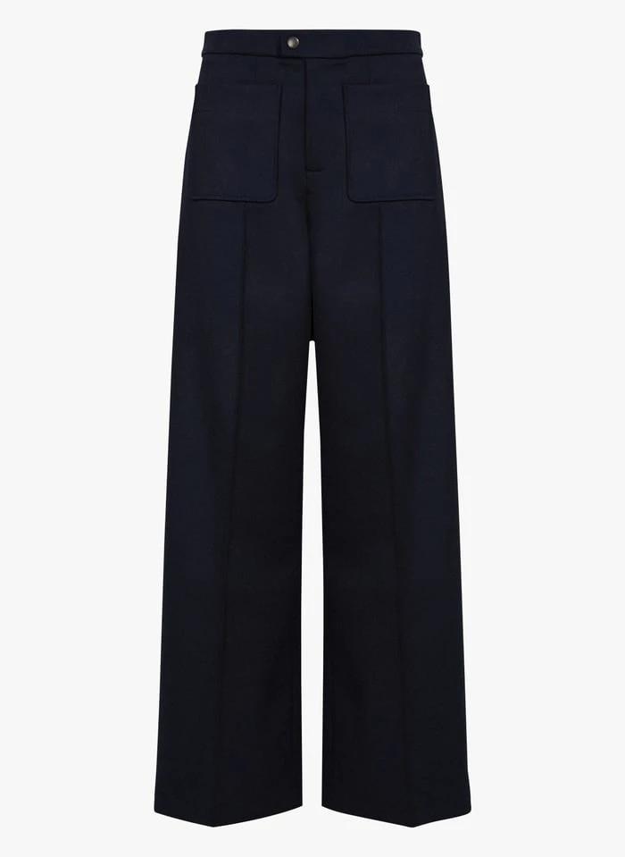 Soeur HARRY - Pantalon Droit En Laine Mélangée | Noir 3 Soeur HARRY - Pantalon Droit En Laine Mélangée | Noir