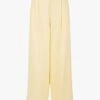Soeur PEGASE - Pantalon Large En Twill De Coton | Beige -Femmes Vêtements 3985038