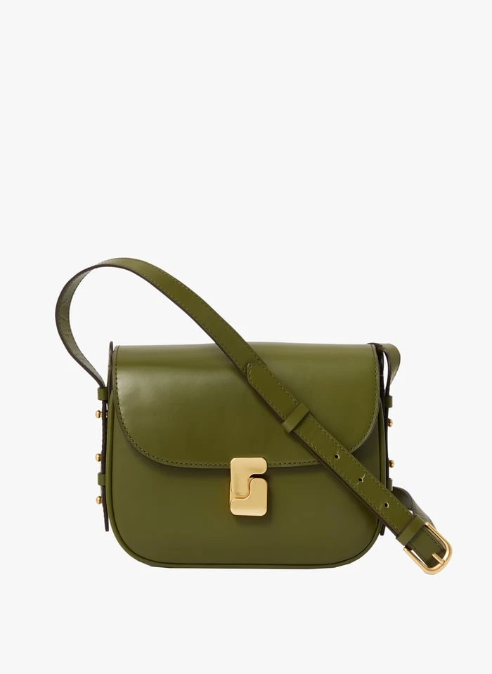 Soeur BELLISSIMA MINI - Sac Bandoulière En Cuir De Vachette | Vert 3 Soeur BELLISSIMA MINI - Sac Bandoulière En Cuir De Vachette | Vert