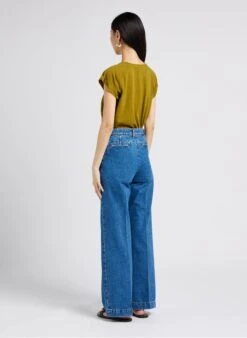 Soeur CALIFORNIA - Jean Boot-cut En Coton | Jean Délavé -Femmes Vêtements 4009683 1