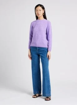 Soeur ENVIE - Pull Col Rond En Maille | Violet -Femmes Vêtements 4009688 1