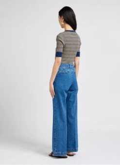 Soeur CALIFORNIA - Jean Boot-cut En Coton | Jean Délavé -Femmes Vêtements 4009691 1