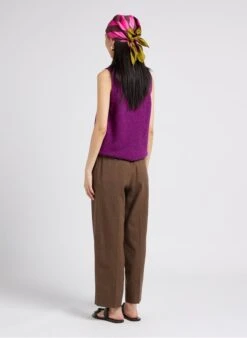 Soeur NAMASTE - Pull Sans Manches En Maille | Violet -Femmes Vêtements 4009718