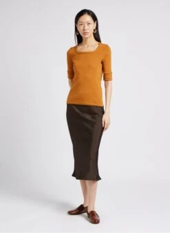 Soeur FEVER - Jupe Midi Fluide En Satin | Gris 12 Soeur FEVER - Jupe Midi Fluide En Satin | Gris -Femmes Vêtements 4009739 1