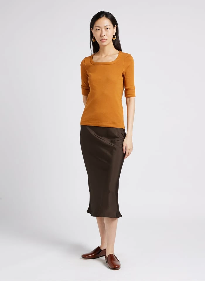 Soeur FEVER - Jupe Midi Fluide En Satin | Gris 6 Soeur FEVER - Jupe Midi Fluide En Satin | Gris – Image 4