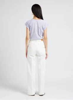 Soeur VALENTINA - Tee-shirt Col Rond En Coton | Gris -Femmes Vêtements 4009742