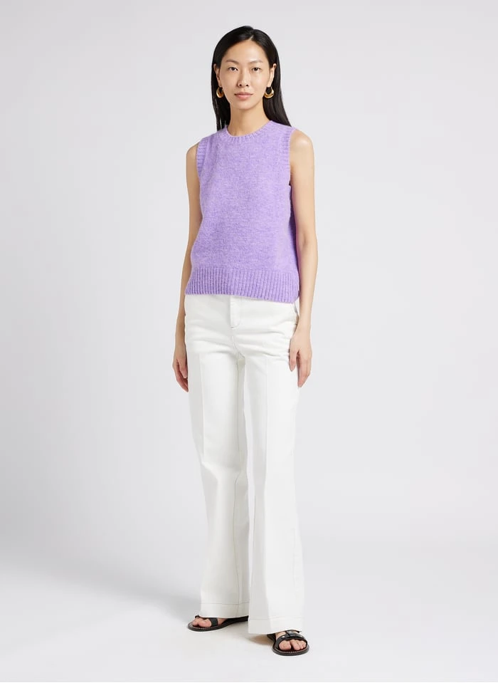 Soeur CALIFORNIA - Jean Bootcut En Coton | Blanc 9 Soeur CALIFORNIA - Jean Bootcut En Coton | Blanc – Image 7