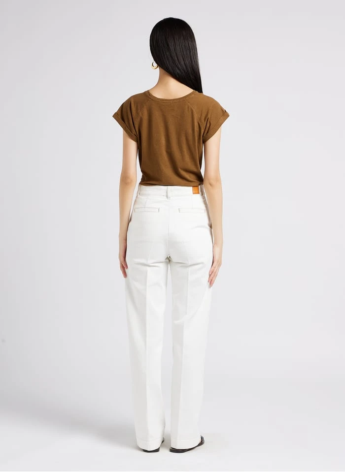 Soeur CALIFORNIA - Jean Bootcut En Coton | Blanc 14 Soeur CALIFORNIA - Jean Bootcut En Coton | Blanc – Image 12