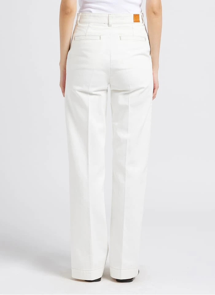 Soeur CALIFORNIA - Jean Bootcut En Coton | Blanc 4 Soeur CALIFORNIA - Jean Bootcut En Coton | Blanc – Image 2