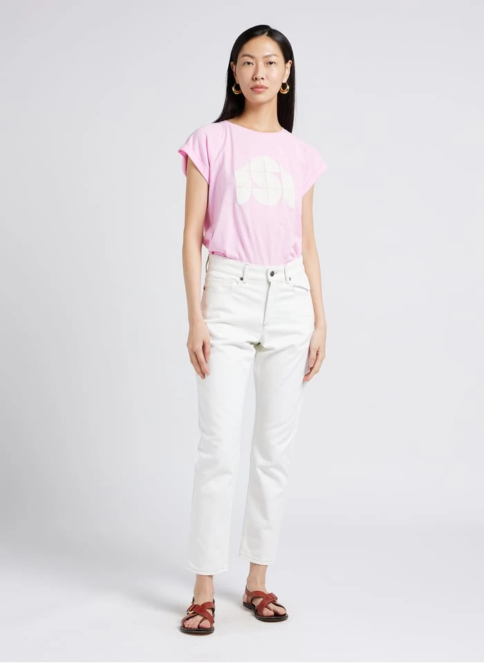 Soeur BARNEY - Jean Droit En Coton | Blanc 7 Soeur BARNEY - Jean Droit En Coton | Blanc – Image 5