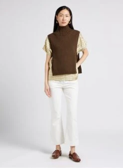 Soeur FRANCISCO - Jean Flare En Coton | Blanc -Femmes Vêtements 4009845