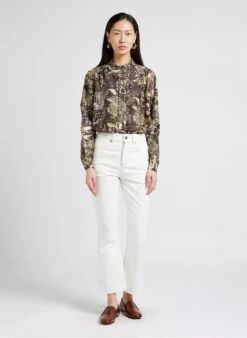 Soeur FRANCISCO - Jean Flare En Coton | Blanc -Femmes Vêtements 4009849