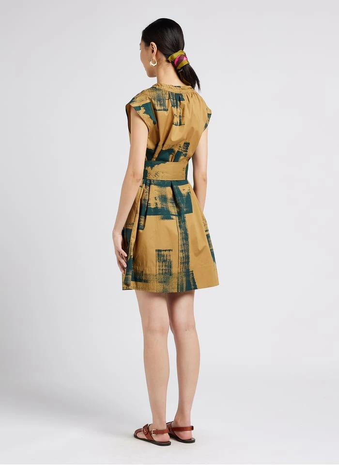 Soeur TELLA - Robe Courte En Popeline De Coton Imprimé | Multicolore 4 Soeur TELLA - Robe Courte En Popeline De Coton Imprimé | Multicolore – Image 2