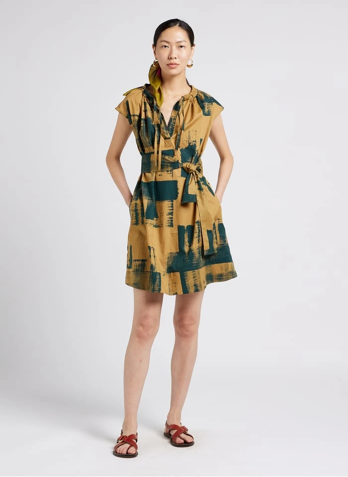 Soeur TELLA - Robe Courte En Popeline De Coton Imprimé | Multicolore 3 Soeur TELLA - Robe Courte En Popeline De Coton Imprimé | Multicolore