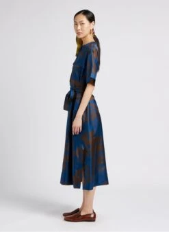 Soeur THAILAND - Robe Midi En Soie Imprimée | Multicolore -Femmes Vêtements 4009861