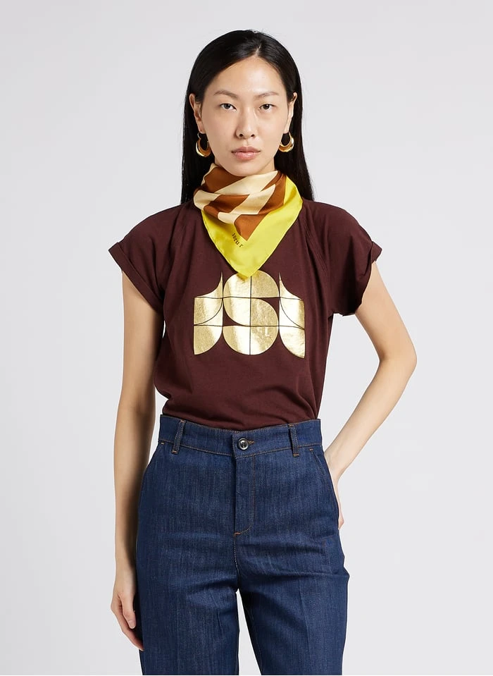 Soeur VALENTINA - Tee-shirt Col Rond Sérigraphié En Coton Mélangé | 3 Soeur VALENTINA - Tee-shirt Col Rond Sérigraphié En Coton Mélangé |