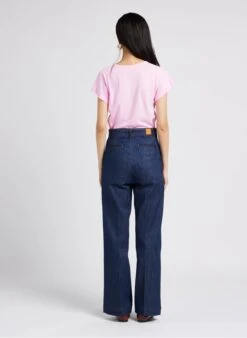 Soeur DOMINIQUE - Tee-shirt Col V En Coton Mélangé | Rose -Femmes Vêtements 4009990