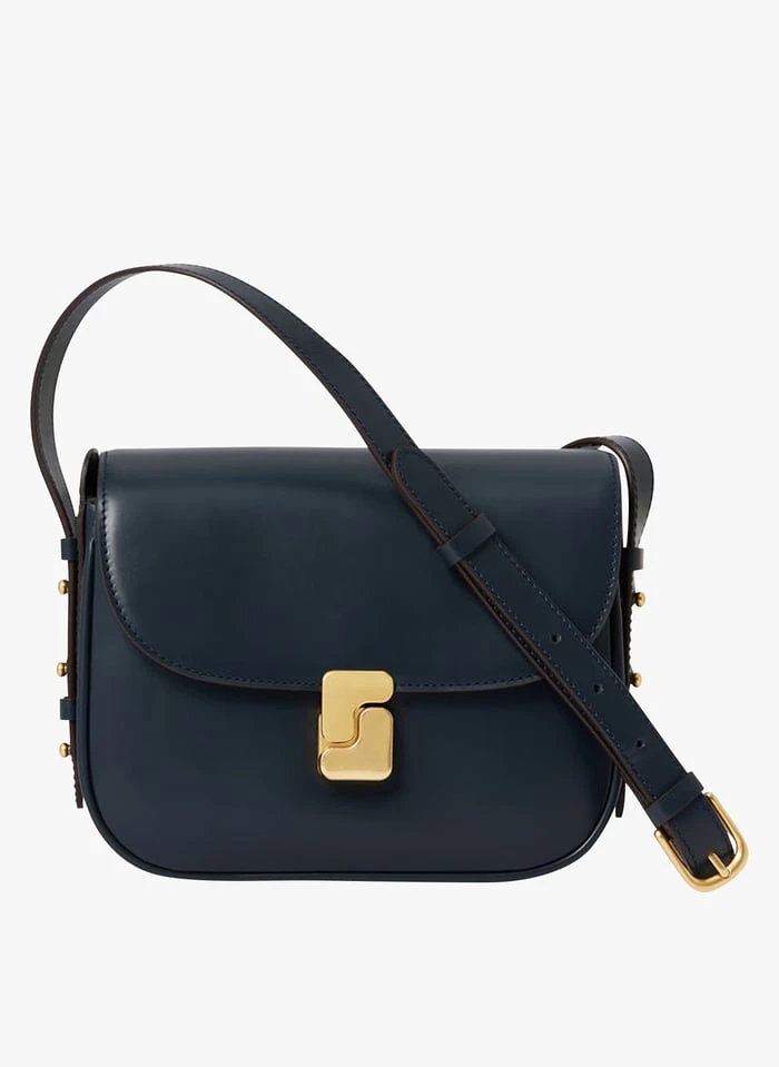 Soeur BELLISSIMA MINI - Sac Bandoulière En Cuir De Vachette | Bleu 3 Soeur BELLISSIMA MINI - Sac Bandoulière En Cuir De Vachette | Bleu