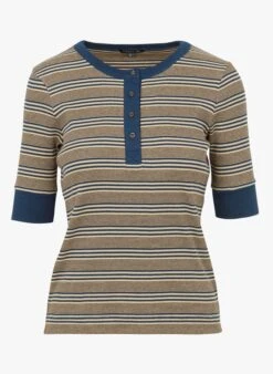 Soeur JOCONDE - Tee-shirt Col Rond Rayé En Coton | Multicolore -Femmes Vêtements 4024476