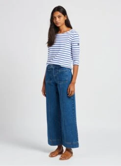 Soeur HARRY - Jean évasé Et Délavé En Coton | Jean Délavé -Femmes Vêtements 4032250