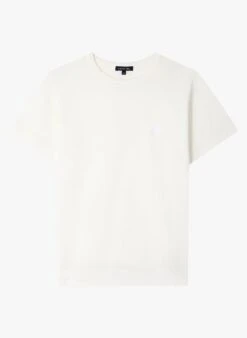 Soeur BASIC - Tee Shirt à Col Rond En Coton | Blanc -Femmes Vêtements 4036153